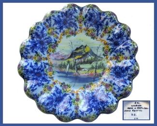Very Attractive Platter Signed and made in Portugal 