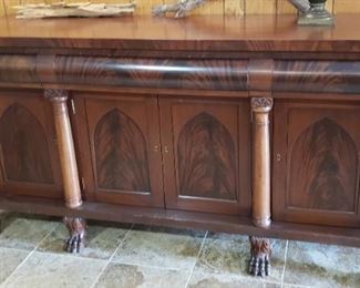 antique mahogany buffet