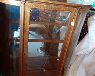 Anituque Oak Curio Cabinet