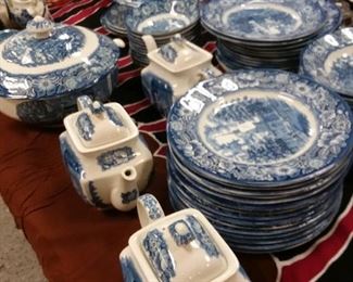 Large lot of Liberty blue
