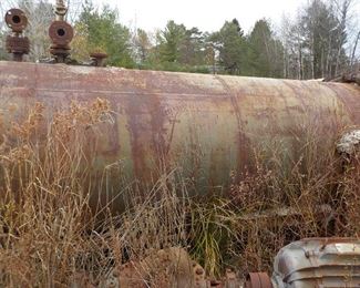 Tank for pressure treating wood