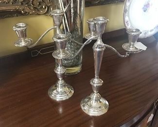 Sterling candelabra