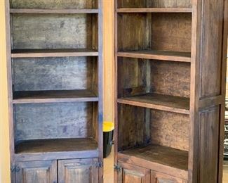 Rustic Mexican Bookcase Shelf Unit #1	82x32x19in		 
Rustic Mexican Bookcase Shelf Unit #2	82x32x19in	