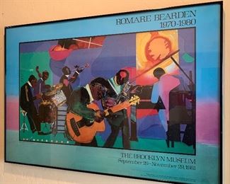 1981 Romare Bearden Brooklyn Museum Poster	