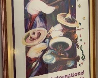 1994 Tucson International Mariachi Conference Framed Poster