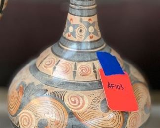 Mexico Folk Art Vase #1