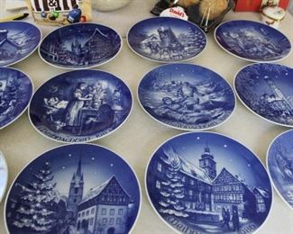 Bavaria Christmas plates