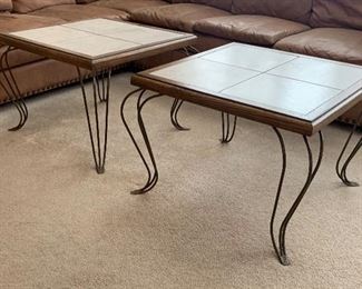 Rustic Tile Top Iron Leg End Table #1	21x31x31in	HxWxD
Rustic Tile Top Iron Leg End Table #2	21x31x31in	HxWxD
