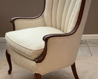 Antique Channel Back Arm Chair	37x27x27in	HxWxD
