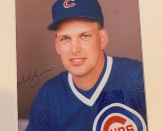 Mark Grace Cubs signed Photo	 	
