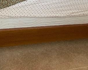 Queen Cochrane 4 Post Oak Bed Serra Perfect Sleeper	70x65x88	HxWxD
