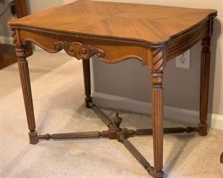 Antique Walnut Side Table	22x28x20in	HxWxD
