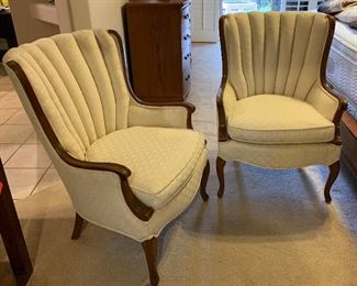 Antique Channel Back Arm Chair	37x27x27in	HxWxD
