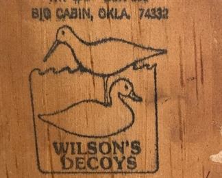 Michael Wilson Duck Decoy	 	
