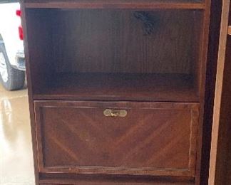 Vintage Oak Shelf Unit #1	77 x 30 x 16	HxWxD
