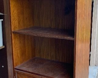 Vintage Oak Shelf Unit #2	77 x 30 x 16	HxWxD
