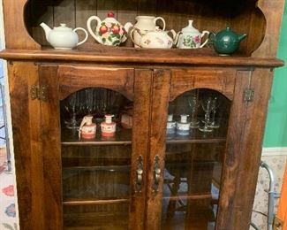 Rustic china cabinet