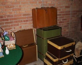 Vintage suitcases and luggage in great condition