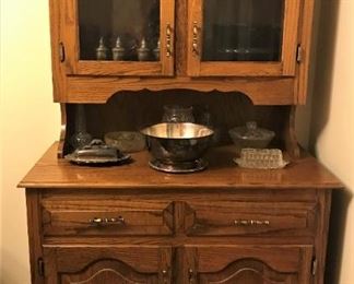 Hand crafted china cabinet/hutch