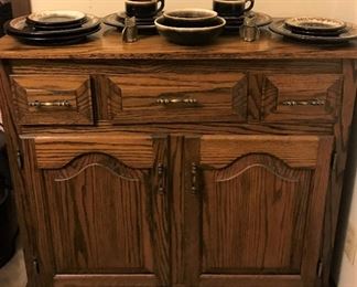 Pfaltzgraff stoneware, Hand crafted buffet table