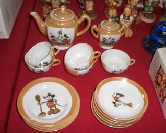 early Mickey Mouse childs tea set