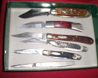 pocket knives including Case