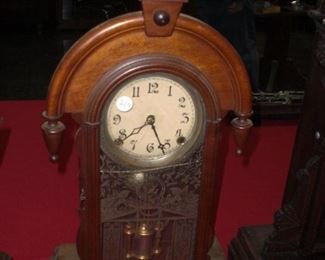 rosewood kitchen clock