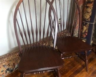 Set of 6 Reproduction Windsor Chairs