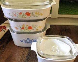 PVT055 Vintage Pyrex & Corningware Containers