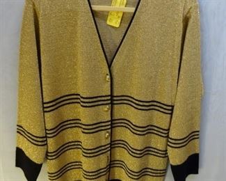 Metallic Gold Sweater