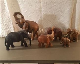 assorted elephant decor