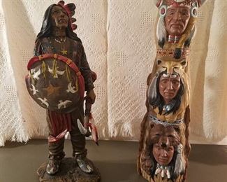 2 pieces of Native American decor