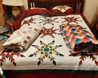 All Queen size bedding - comforter, 2 pillows and other comforters