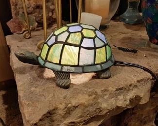 Turtle lamp - one piece of glass broke