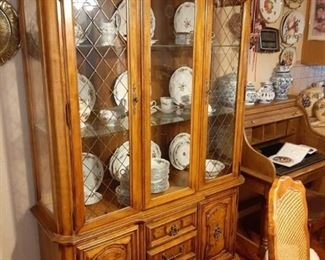 Stanley one piece China cabinet-no contents