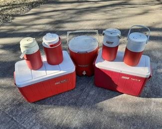 All red coolers