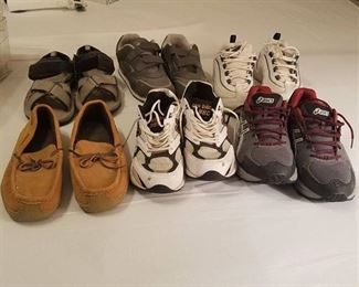 6 pair of shoes - sizes 9 to 10