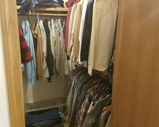 all contents in closet