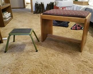 step stool and bench