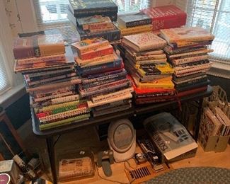 100’s of hardcover books, coffee table books