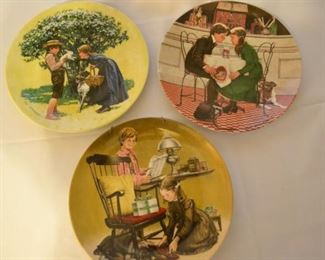 Collector plates featuring artist Don Spaulding. Plates titled: 1982 Father’s Day, 1980 Easter, and 1981 Valentines Day. Plates will be available but not on display at the sale.