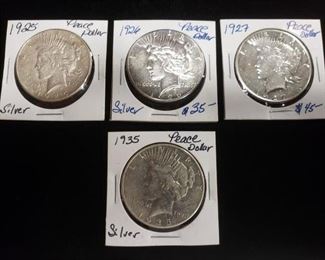 Peace Silver Dollars