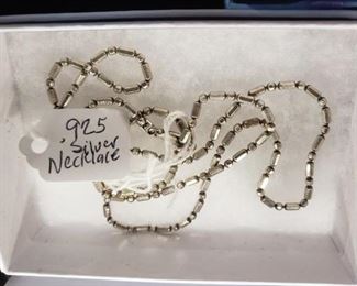 .925 Sterling Silver Necklace