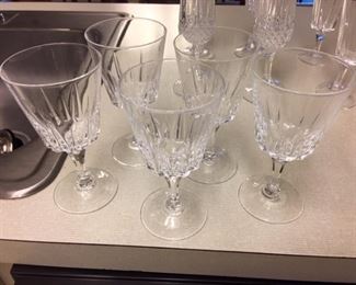 Crystal glassware set of 5
