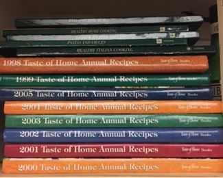 Set of taste of Home Cookbooks