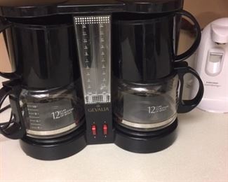 Double Gevalia Coffee pot- each side 12 cups
