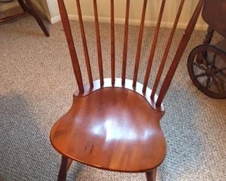 Cherry side chair to Stickley drop leaf cherry dining set