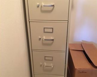 Four drawer filing cabinet