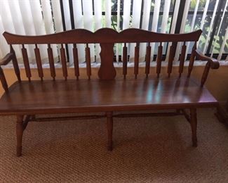 Maple Willow Style Seat Bench