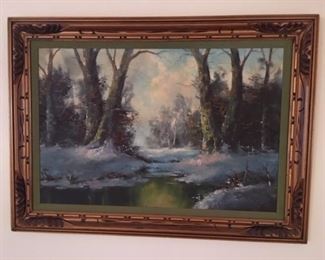Borger landscape oil painting